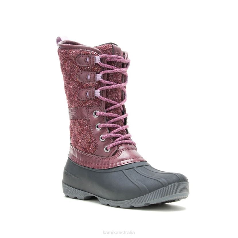 Kamik HERITAGE 1898 COLLECTION KIDS SIERRA J6JJBP273 BURGUNDY
