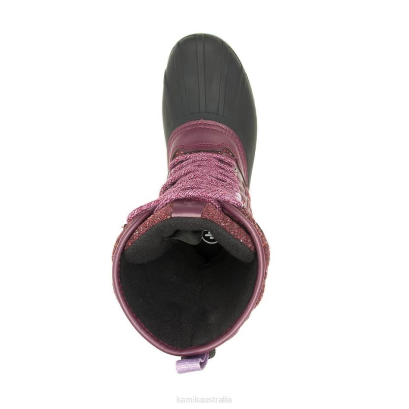Kamik HERITAGE 1898 COLLECTION KIDS SIERRA J6JJBP273 BURGUNDY