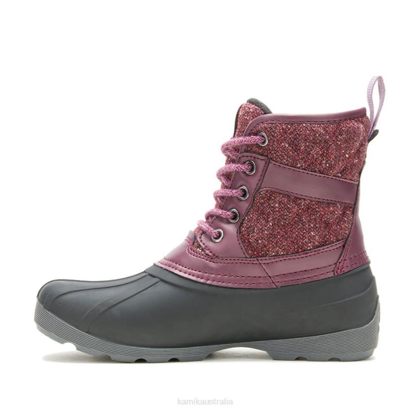 Kamik HERITAGE 1898 COLLECTION KIDS SIERRA MID J6JJBP269 BURGUNDY