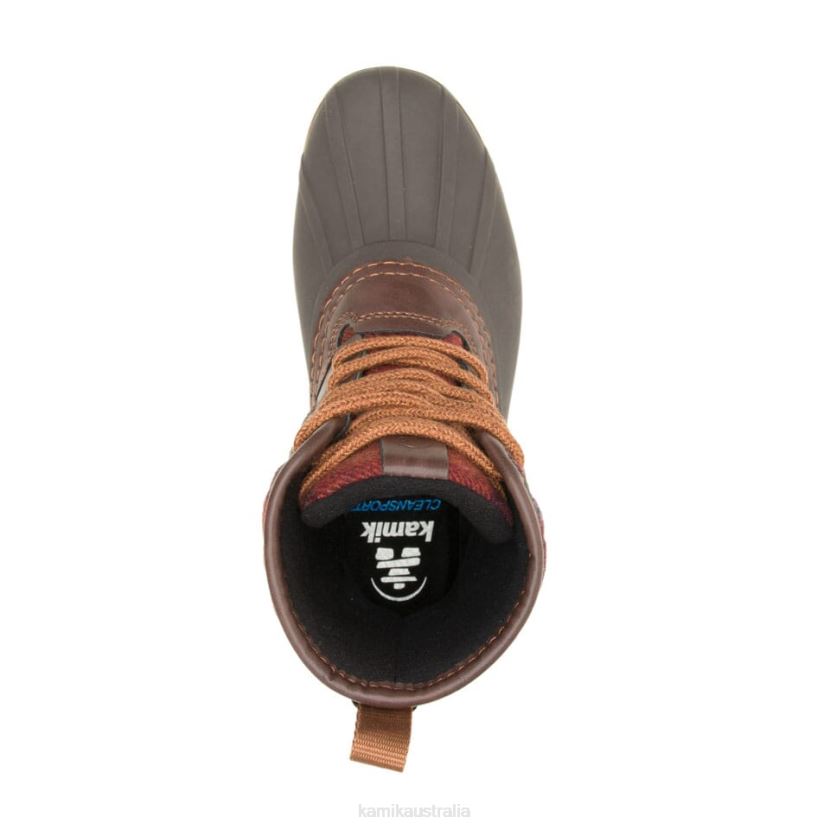 Kamik HERITAGE 1898 COLLECTION KIDS SIERRA MID J6JJBP270 DARK BROWN