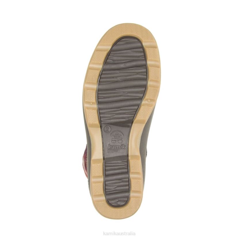 Kamik HERITAGE 1898 COLLECTION KIDS SIERRA MID J6JJBP270 DARK BROWN