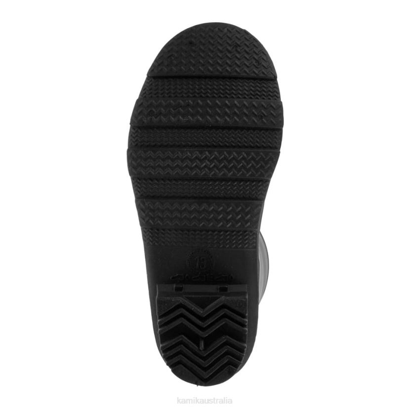 Kamik RAIN BOOTS KIDS RAINDROPS J6JJBP198 BLACK