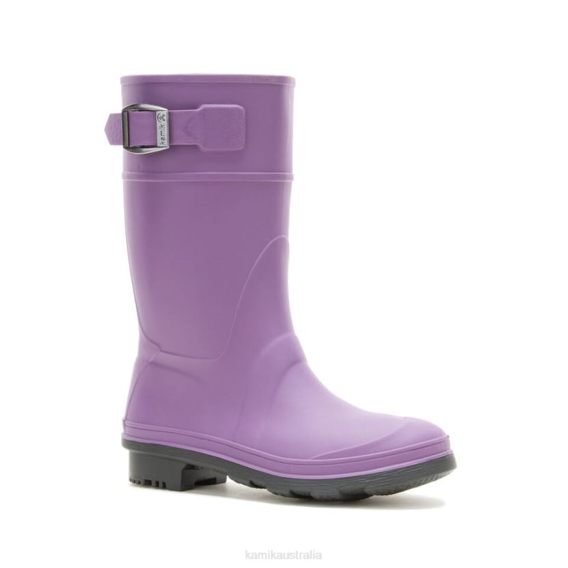 Kamik RAIN BOOTS KIDS RAINDROPS J6JJBP199 EGGPLANT