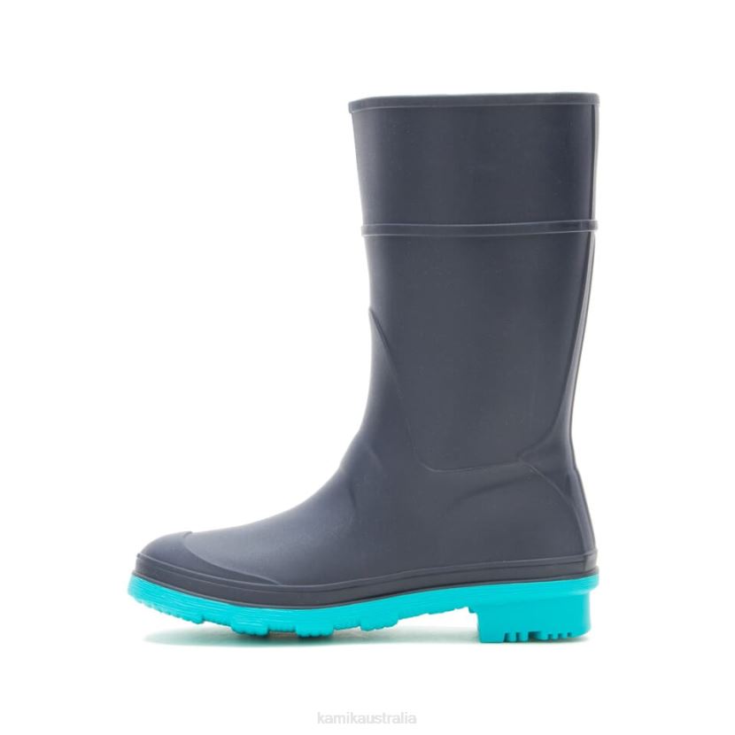Kamik RAIN BOOTS KIDS RAINDROPS J6JJBP200 NAVY/TEAL