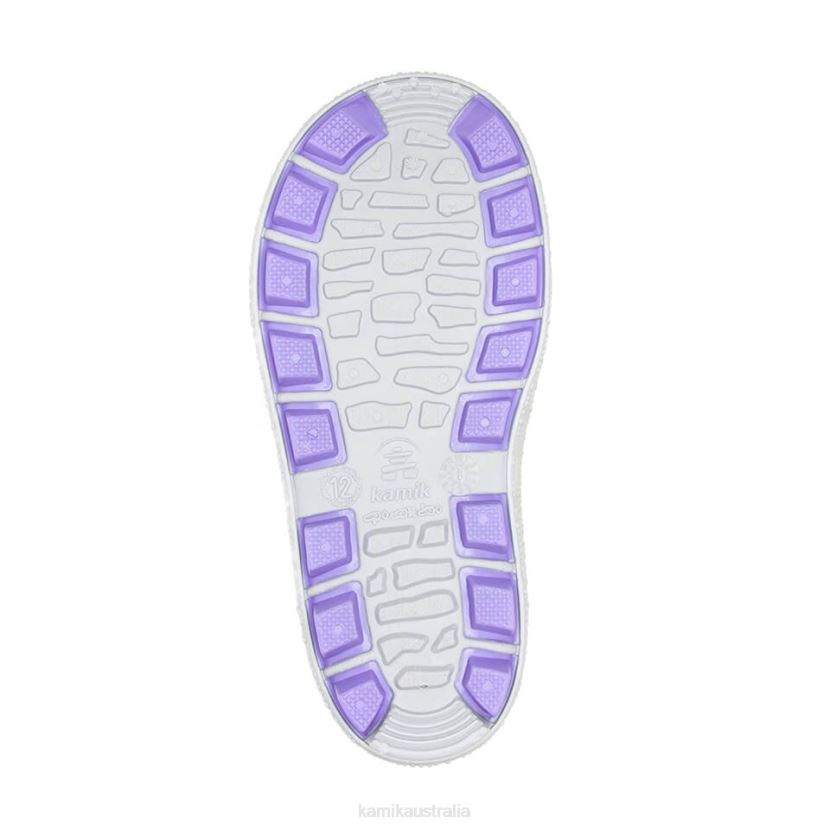 Kamik RAIN BOOTS KIDS RIPTIDE J6JJBP191 LILAC/PURPLE