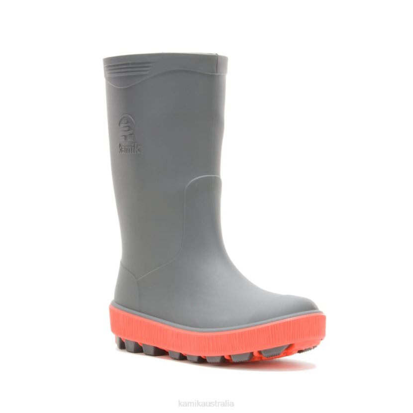 Kamik RAIN BOOTS KIDS RIPTIDE J6JJBP193 CHARCOAL