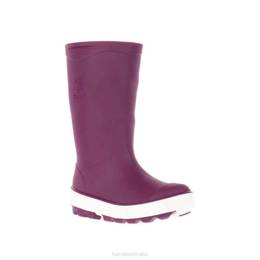 Kamik RAIN BOOTS KIDS RIPTIDE J6JJBP194 DARK PURPLE