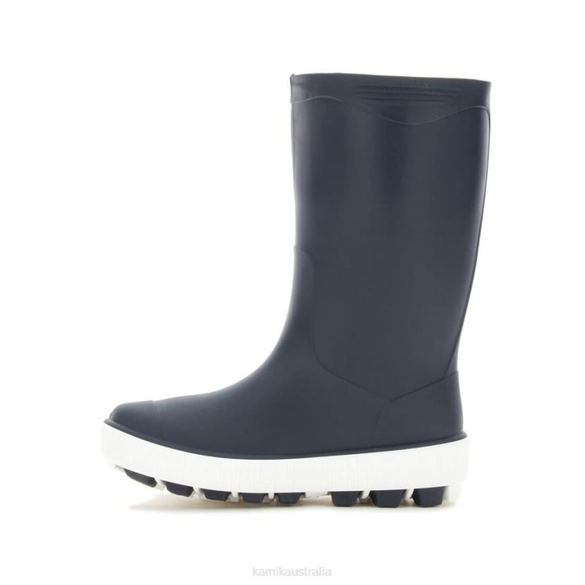 Kamik RAIN BOOTS KIDS RIPTIDE J6JJBP195 NAVY/WHITE
