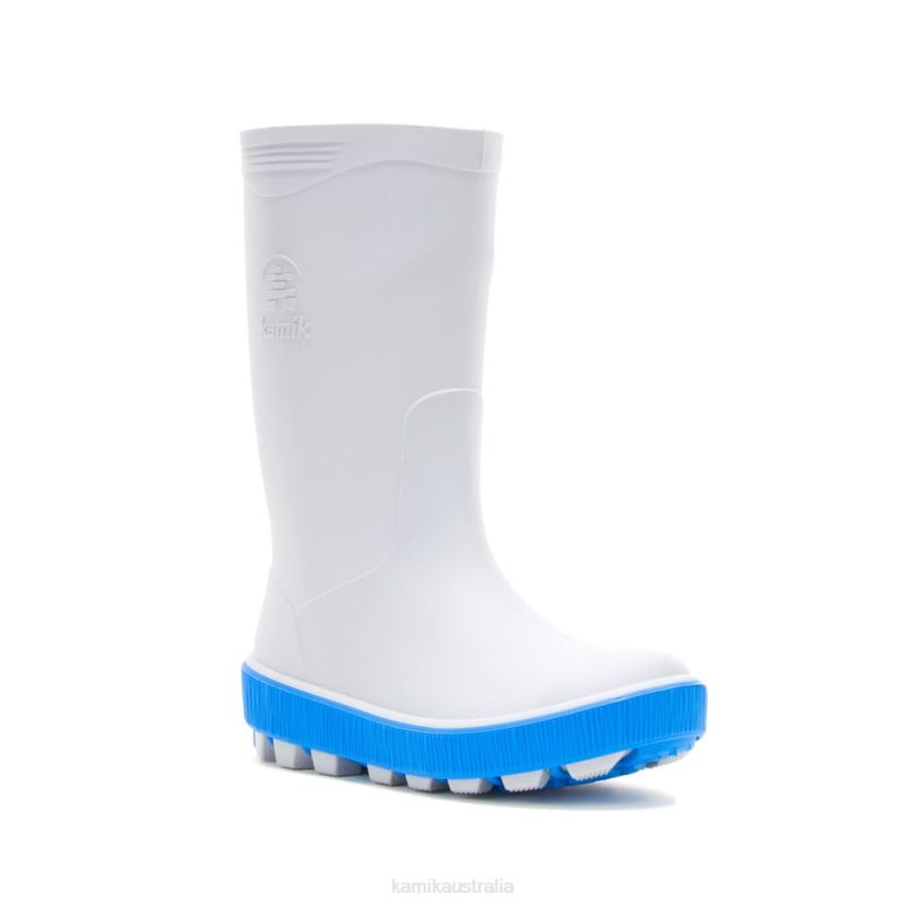 Kamik RAIN BOOTS KIDS RIPTIDE J6JJBP197 GRAY/LT BLUE