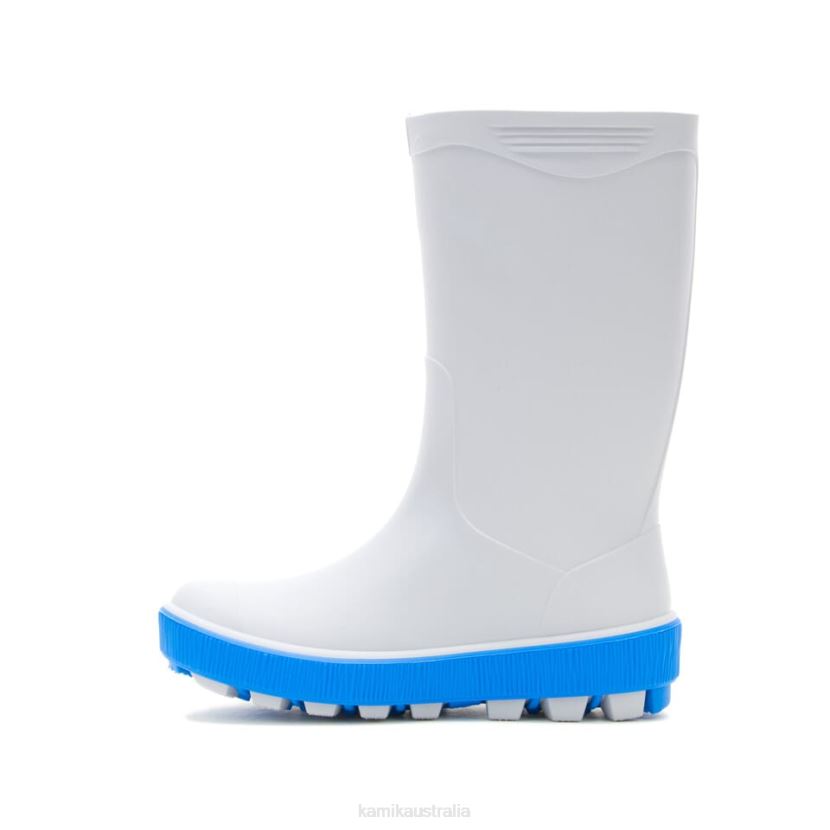 Kamik RAIN BOOTS KIDS RIPTIDE J6JJBP197 GRAY/LT BLUE