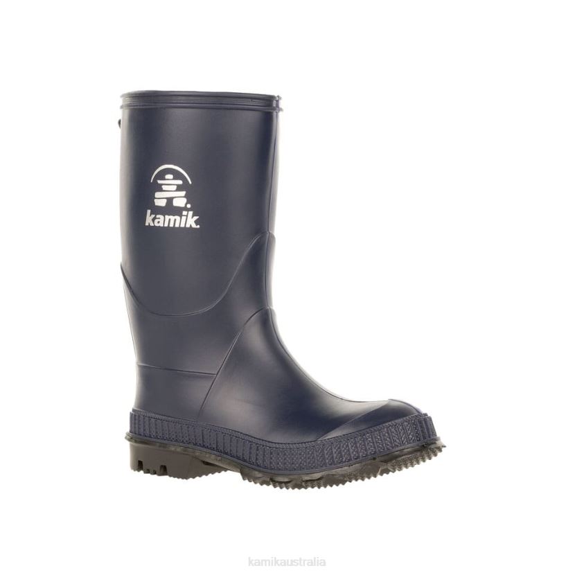 Kamik RAIN BOOTS KIDS STOMP J6JJBP208 NAVY/BLACK