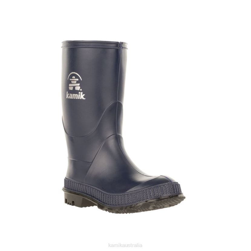Kamik RAIN BOOTS KIDS STOMP J6JJBP208 NAVY/BLACK