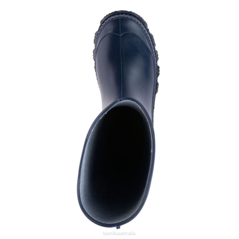 Kamik RAIN BOOTS KIDS STOMP J6JJBP208 NAVY/BLACK