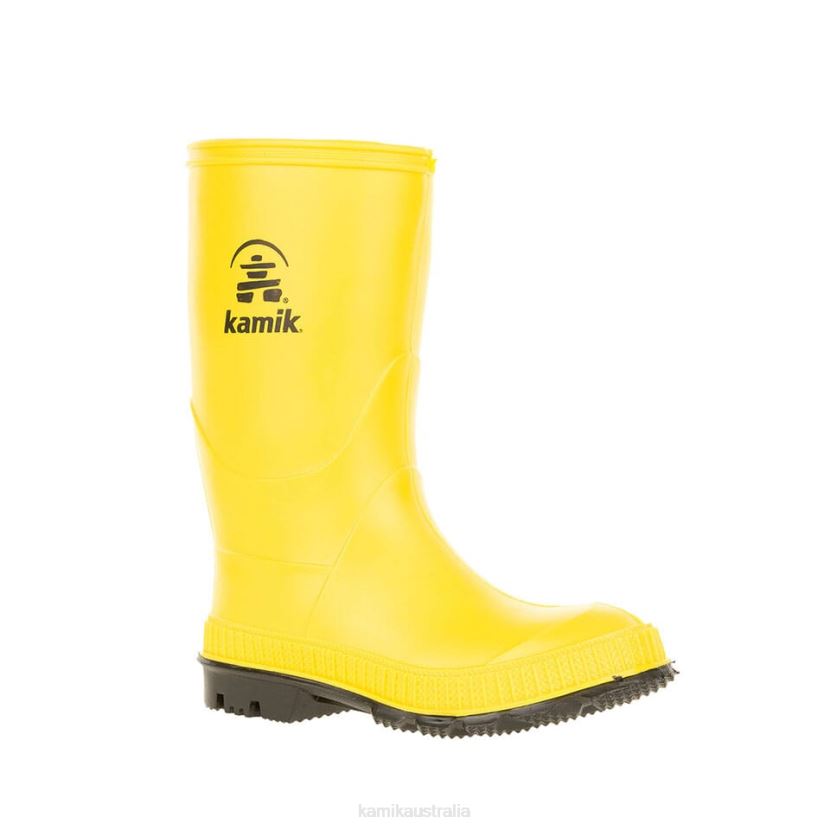Kamik RAIN BOOTS KIDS STOMP J6JJBP211 YELLOW/BLACK SOLE