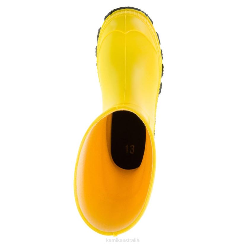 Kamik RAIN BOOTS KIDS STOMP J6JJBP211 YELLOW/BLACK SOLE