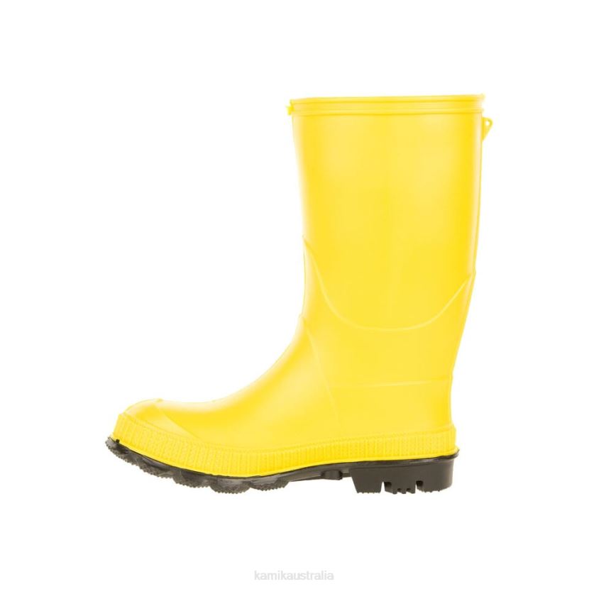 Kamik RAIN BOOTS KIDS STOMP J6JJBP211 YELLOW/BLACK SOLE