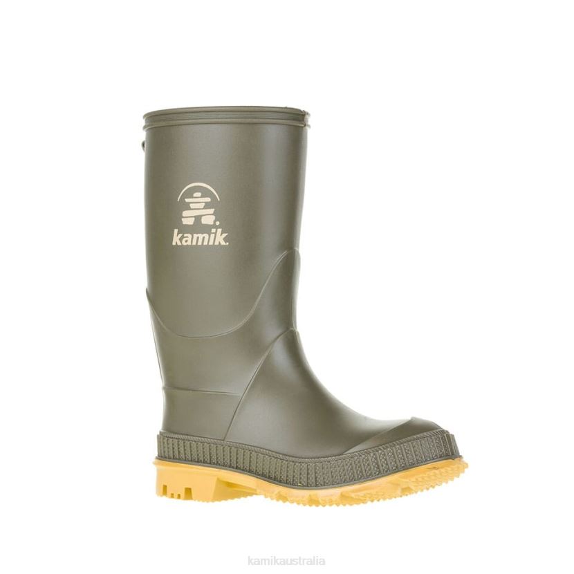 Kamik RAIN BOOTS KIDS STOMP J6JJBP212 OLIVE