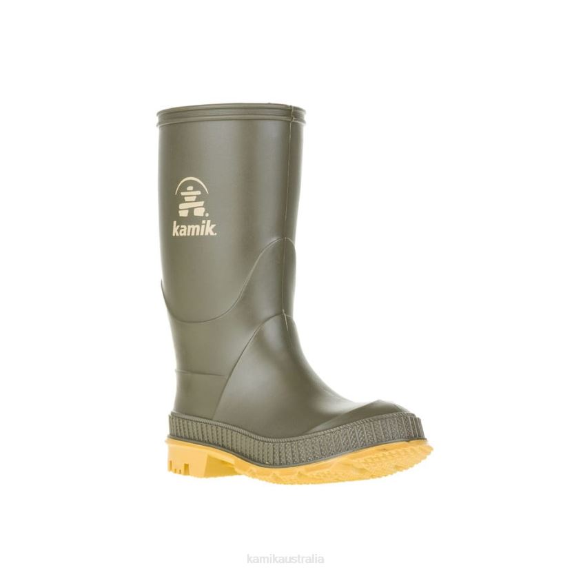 Kamik RAIN BOOTS KIDS STOMP J6JJBP212 OLIVE