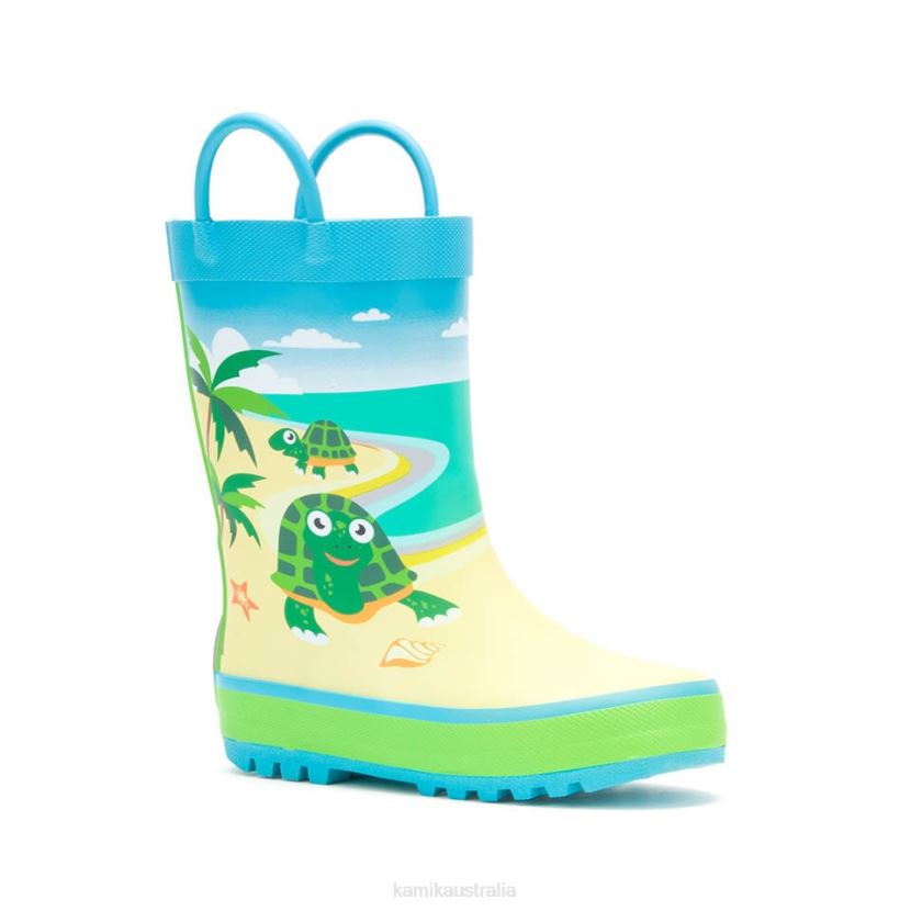 Kamik RAIN BOOTS KIDS TURTLES J6JJBP218 BLUE