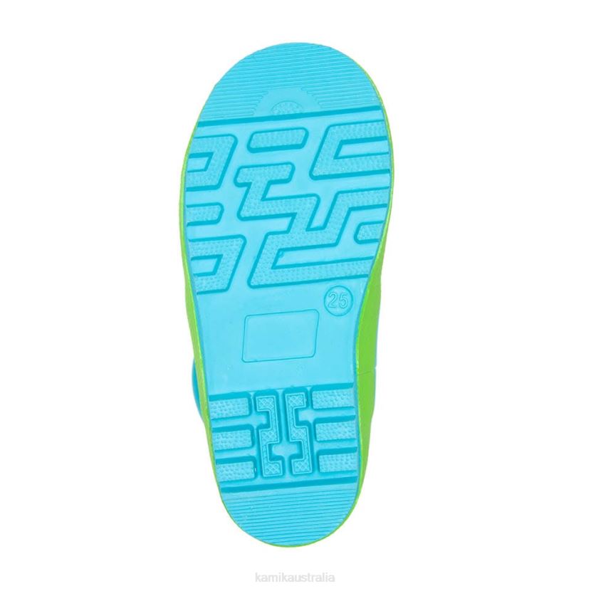 Kamik RAIN BOOTS KIDS TURTLES J6JJBP218 BLUE