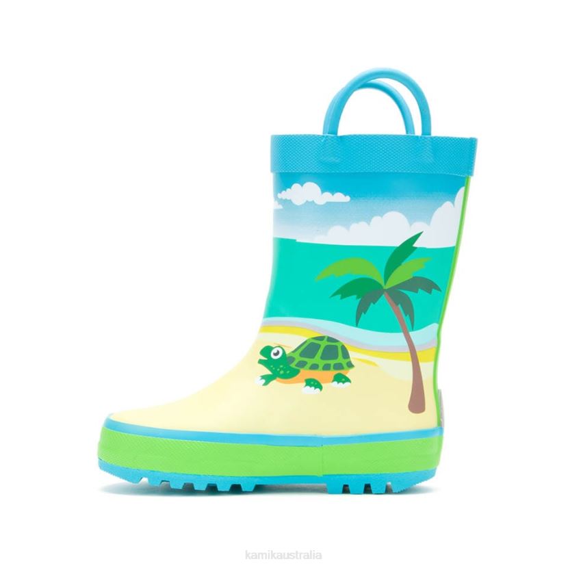 Kamik RAIN BOOTS KIDS TURTLES J6JJBP218 BLUE