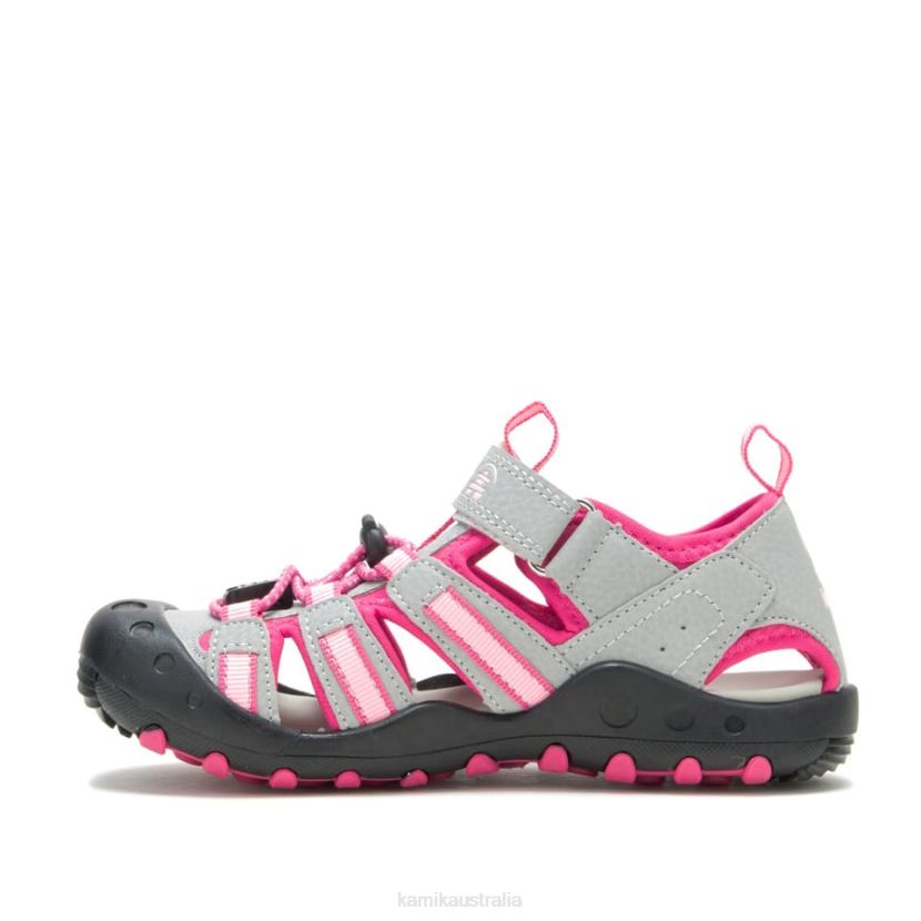 Kamik SANDALS KIDS CRAB J6JJBP238 GRAY/PINK