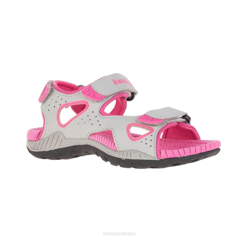 Kamik SANDALS KIDS LOBSTER 2 J6JJBP264 GRAY/PINK