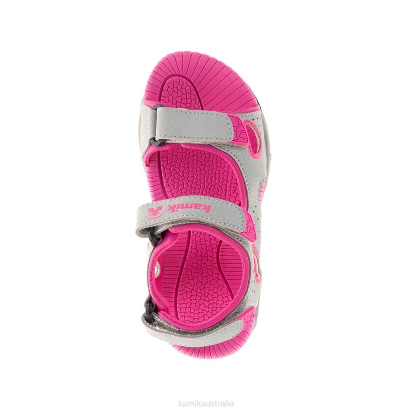 Kamik SANDALS KIDS LOBSTER 2 J6JJBP264 GRAY/PINK