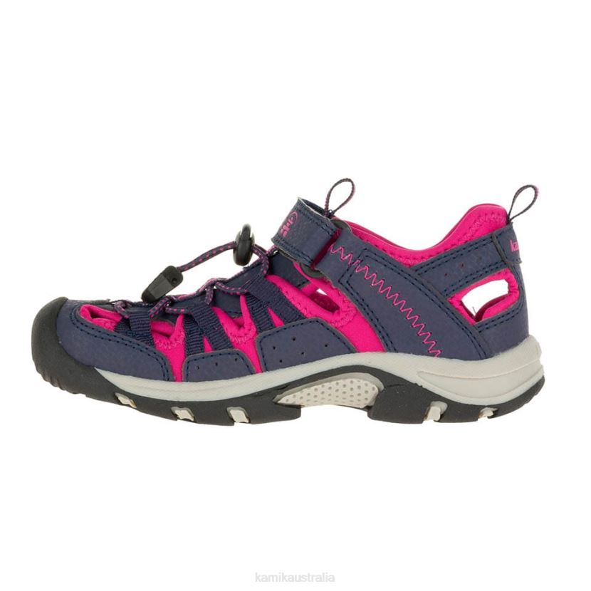 Kamik SANDALS KIDS WILDCAT J6JJBP261 NAVY/ROSE