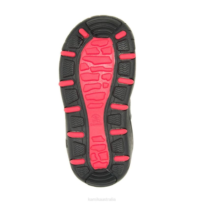Kamik SHOES KIDS RAPIDS J6JJBP182 CHARCOAL/RED