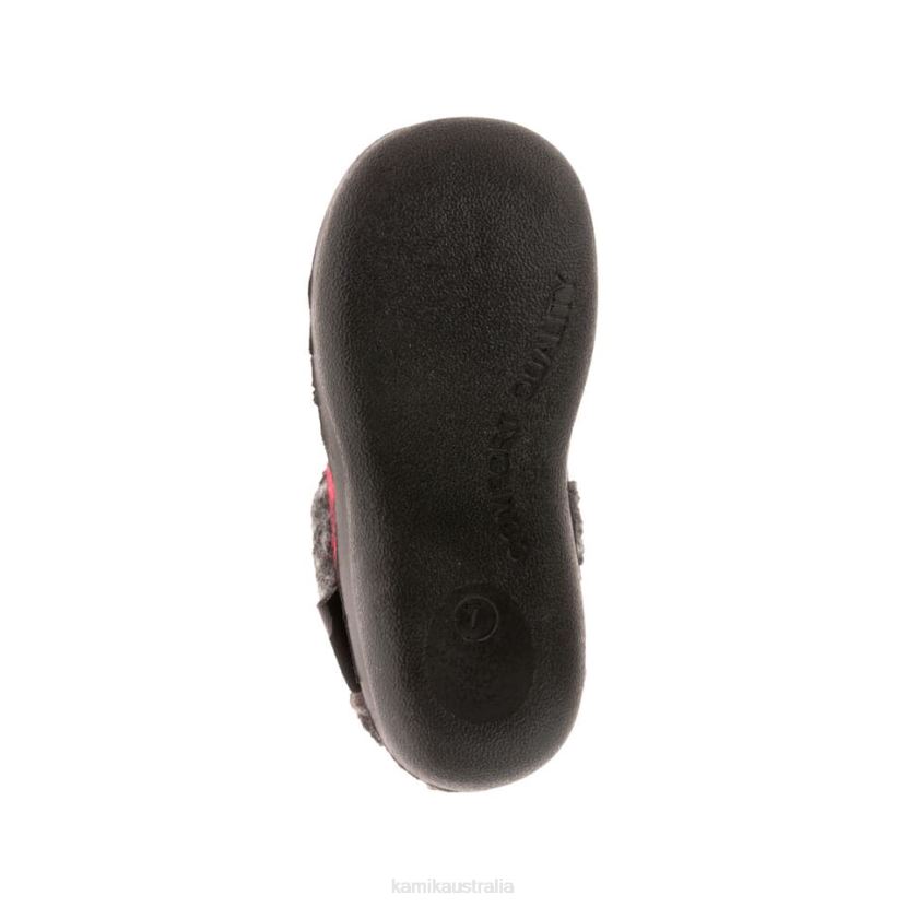 Kamik SLIPPERS KIDS COZYCABIN 2 J6JJBP347 RED/BLACK