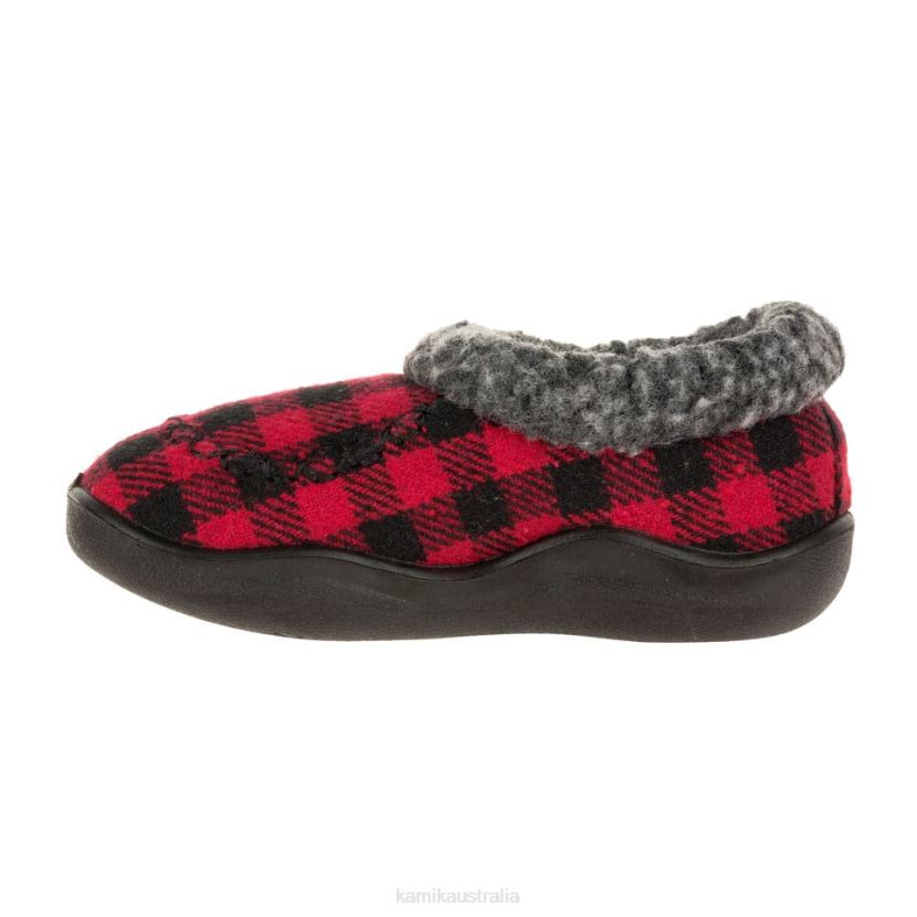 Kamik SLIPPERS KIDS COZYCABIN 2 J6JJBP347 RED/BLACK