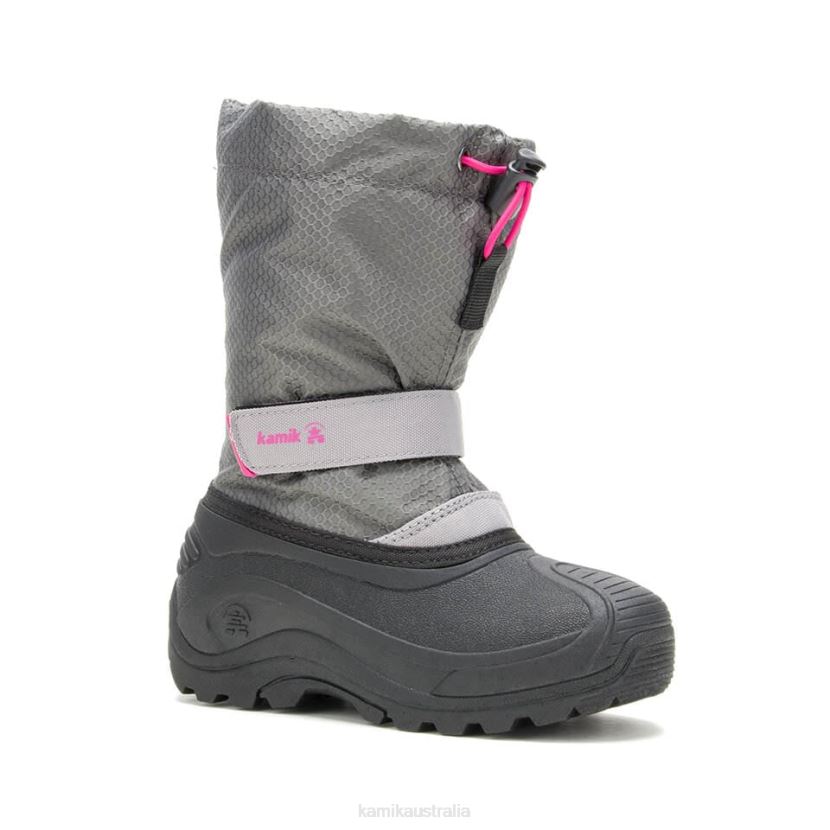 Kamik WINTER BOOTS KIDS FINLEY 2 J6JJBP276 GRAY/PINK
