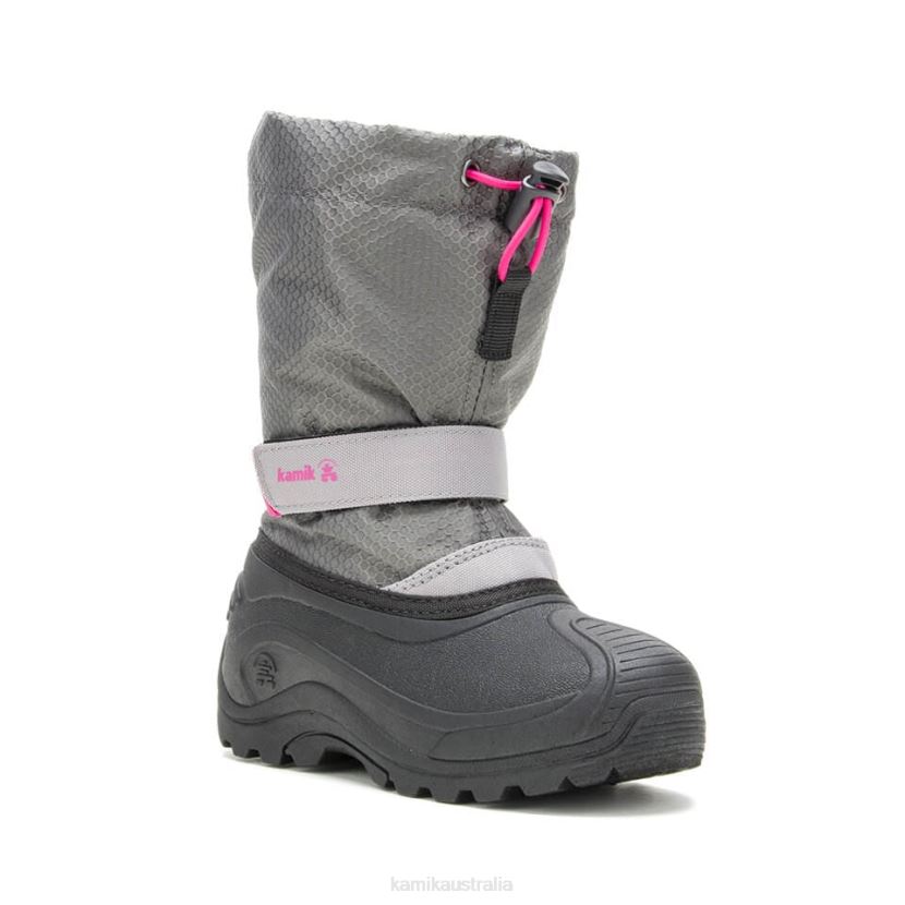 Kamik WINTER BOOTS KIDS FINLEY 2 J6JJBP276 GRAY/PINK