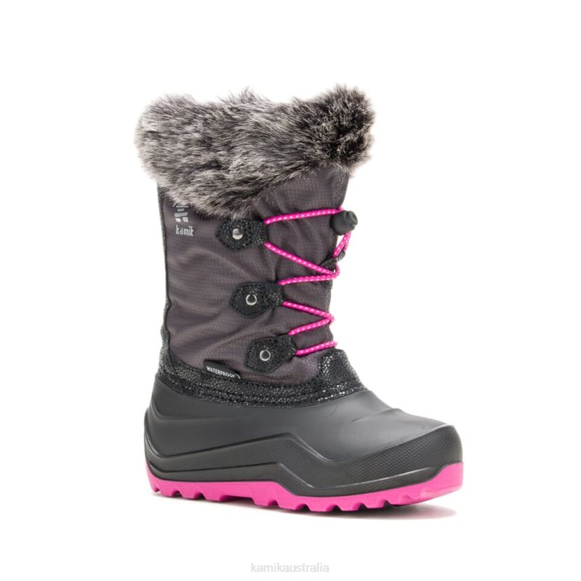 Kamik WINTER BOOTS KIDS POWDERY 3 J6JJBP331 CHARCOAL