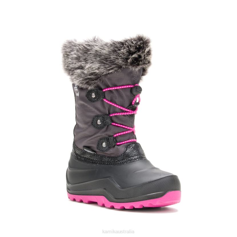 Kamik WINTER BOOTS KIDS POWDERY 3 J6JJBP331 CHARCOAL