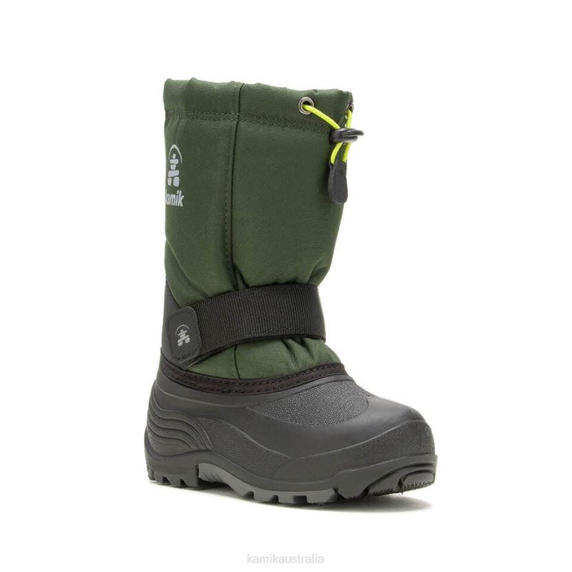 Kamik WINTER BOOTS KIDS ROCKET J6JJBP289 DARK GREEN