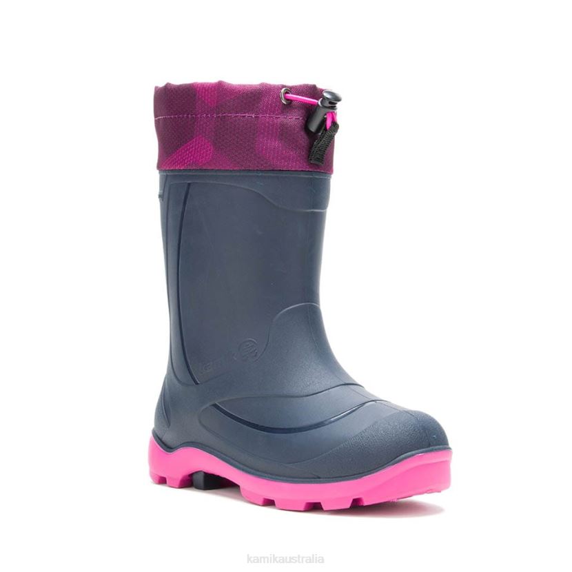 Kamik WINTER BOOTS KIDS SNOBUSTER 2 J6JJBP226 NAVY/PINK