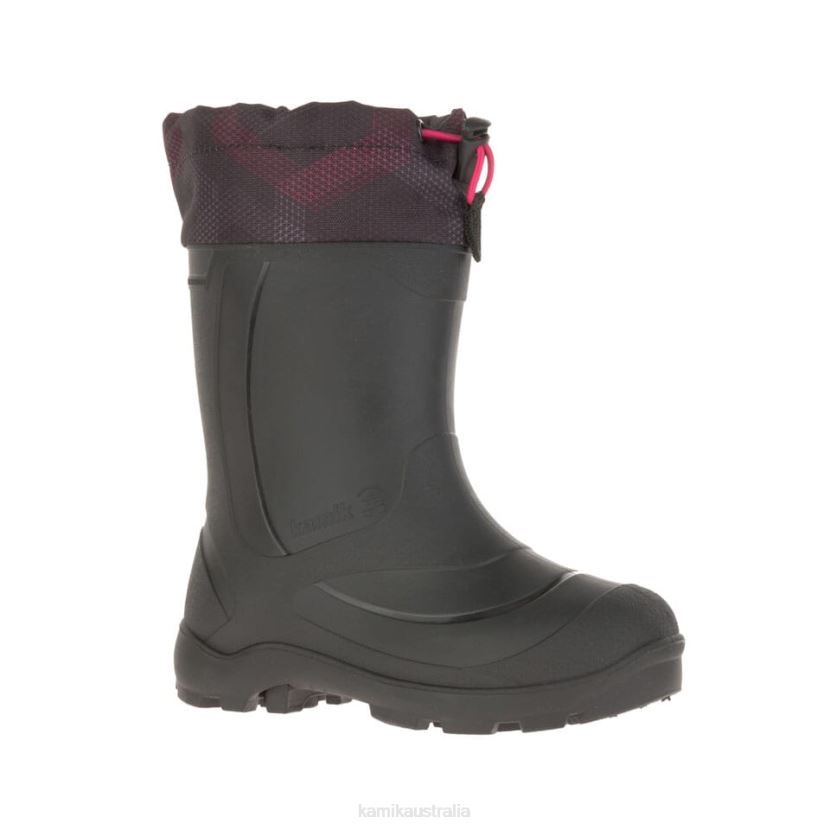 Kamik WINTER BOOTS KIDS SNOBUSTER 2 J6JJBP227 BLACK/RED