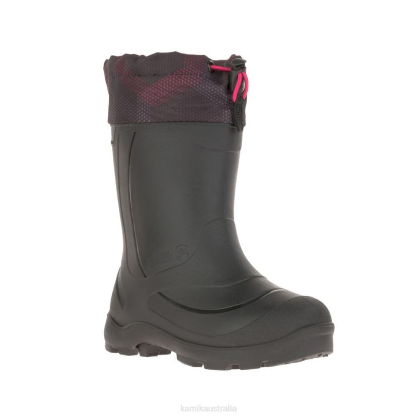 Kamik WINTER BOOTS KIDS SNOBUSTER 2 J6JJBP227 BLACK/RED
