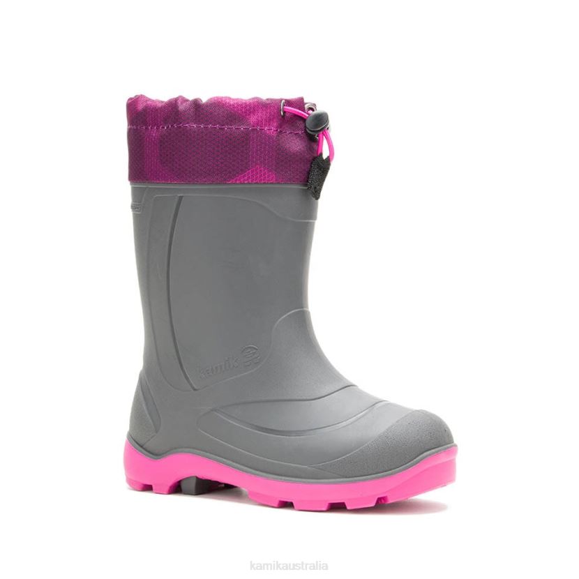 Kamik WINTER BOOTS KIDS SNOBUSTER 2 J6JJBP230 BLK/CHA/MAGENTA