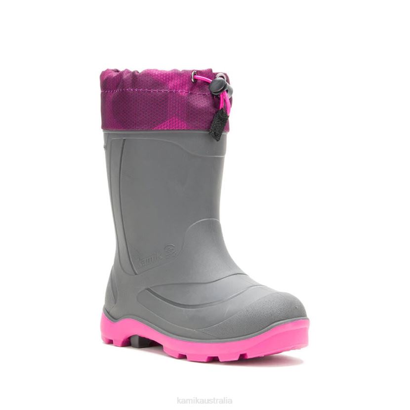 Kamik WINTER BOOTS KIDS SNOBUSTER 2 J6JJBP230 BLK/CHA/MAGENTA