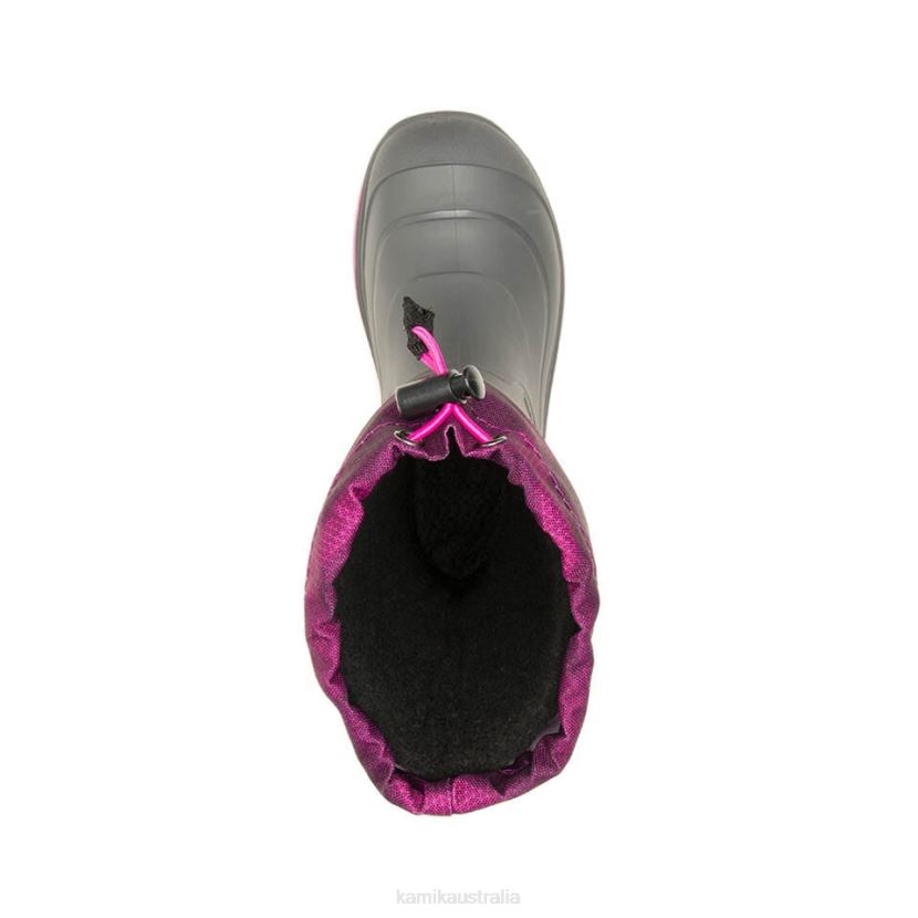 Kamik WINTER BOOTS KIDS SNOBUSTER 2 J6JJBP230 BLK/CHA/MAGENTA