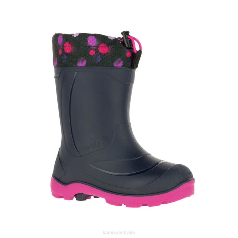 Kamik WINTER BOOTS KIDS SNOBUSTER 2 J6JJBP231 NAVY/MAGENTA