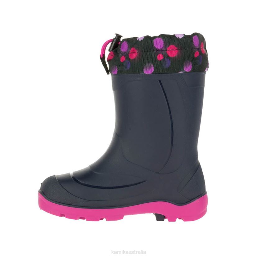 Kamik WINTER BOOTS KIDS SNOBUSTER 2 J6JJBP231 NAVY/MAGENTA