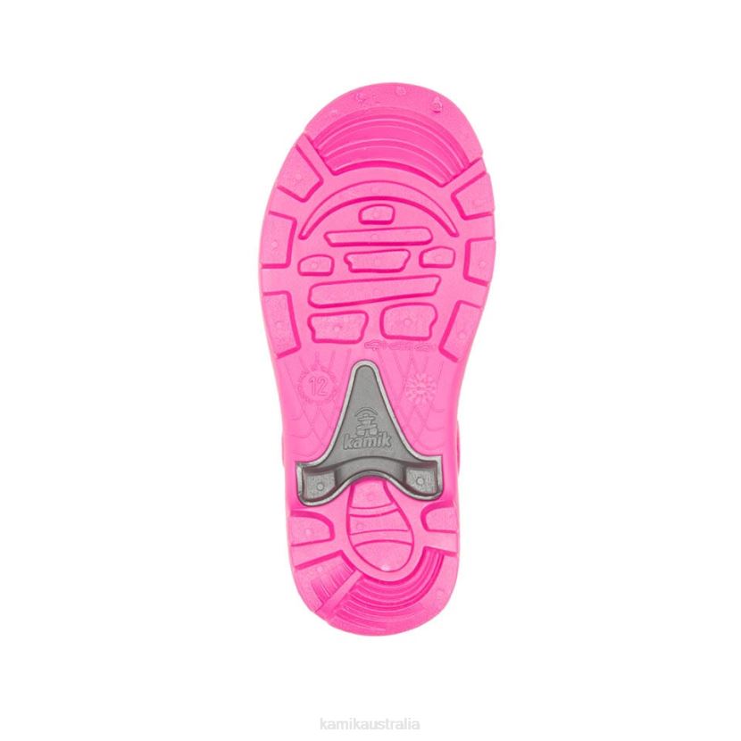 Kamik WINTER BOOTS KIDS SNOBUSTER 3 J6JJBP232 CHARCOAL/MAGENTA