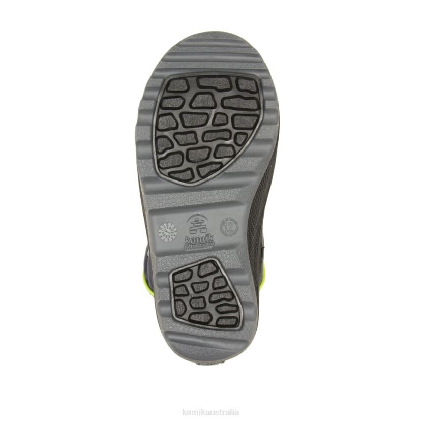 Kamik WINTER BOOTS KIDS SNOWFALL 2 J6JJBP313 NAVY/LIME
