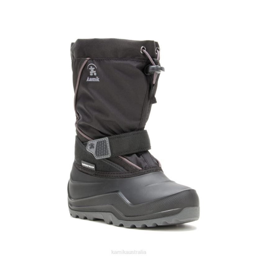 Kamik WINTER BOOTS KIDS SNOWFALL 2 J6JJBP314 BLACK/CHARCOAL