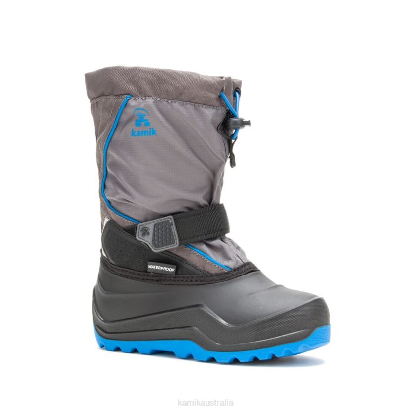 Kamik WINTER BOOTS KIDS SNOWFALL 2 J6JJBP317 CHARCOAL/BLUE