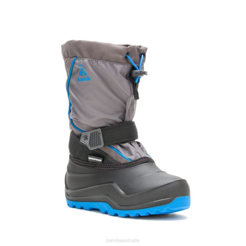 Kamik WINTER BOOTS KIDS SNOWFALL 2 J6JJBP317 CHARCOAL/BLUE